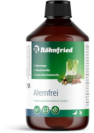 Röhnfried Atemfrei - EIN Kräuterelixir das die Abwehrfunktionen der Taube stärkt (500 ml)