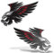 erreinge Sticker x2 Falco FALCHI SX e DX Adesivo Sagomato in PVC per Decalcomania Parete Murale Auto Moto Casco Camper Laptop - cm 10