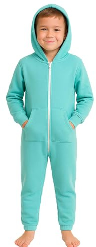 A2Z 4 Kids Plain Girls Boys Camouflage Onesie One Piece Super Soft - Onesie Aqua 9-10