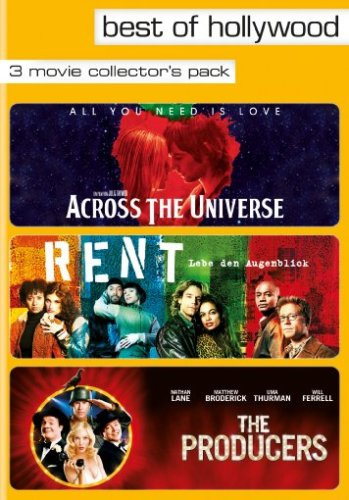 Across The Universe / Rent / The Producers, 3 DVDs