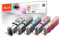 Peach C550/551/555 Spar Pack Druckerpatronen XL (BK, PBK, C, M, Y) ersetzt Canon PGI-550XL, CLI-551XL für z.B. Pixma IP 7250, MX 925, IP 7200, MG 7550