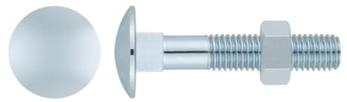 Index d603908025 – METRICO Abdeckgeräte din-603 Schraube + Mutter din-934 zincados M8 x 25
