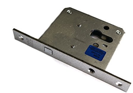 BKS Zirkelriegelschloß 03710039, PZ, D=55 mm, Stulp 20x172mm kantig abger, nickelsilber