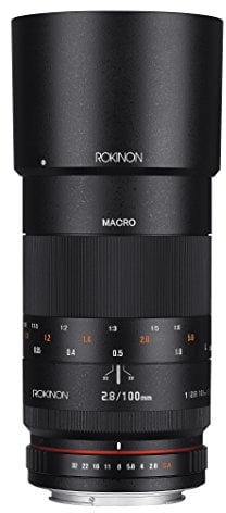 Rokinon 100mm F2.8 Full Frame Macro Lens for Canon EF