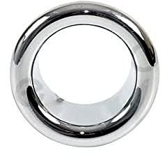 Petite rosace chromée pour trop-plein de lavabo de salle de bain 20 mm de diamètre