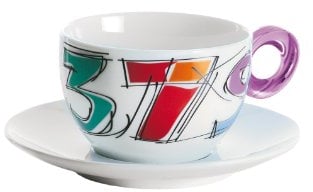 Guzzini Numero Tazze da Colazione, Rosa, Set di 2