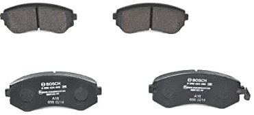 Bosch BP256 - Brake Pads Car Rear Axle - 1 Set of 4 Pads | Bosch Quality - Reduced Noise and Dust - ECE-R90 Certified - Copper-Free