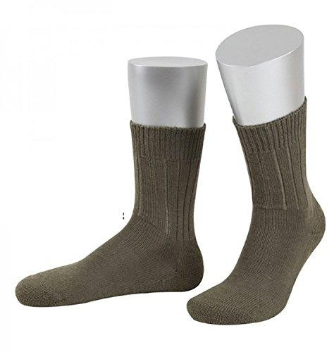 JDRAZOR Bundeswehrsocken mit Plüschsohle in oliv, Größe 48-50