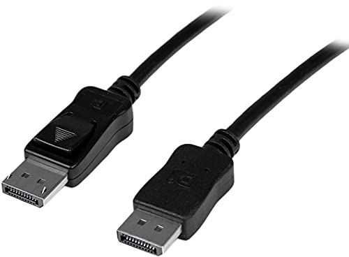 StarTech.com 10 m Aktives DisplayPort Kabel - 4K Ultra HD DisplayPort Kabel - Langes DP zu DP Kabel für Projektor/Monitor - DP Video/Display Kabel - Einrastende DP Stecker (DISPL10MA)