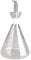 Ibili 755002 Huiler Eprouvette, Verre, Transparent, 29 x 20 x 19 cm