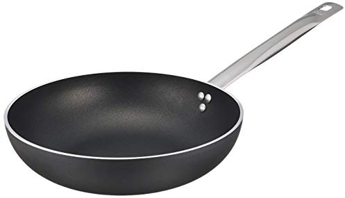 Ballarini Professionale 6002.28 Padella Svasata Alta da Induzione, Alluminio, Nero, 28 cm