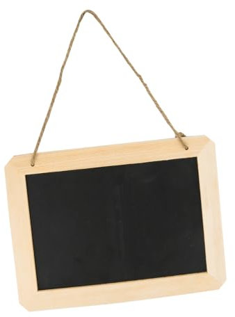 CTOP - Loisir créatif - Ardoise Rectangle à Suspendre (avec Corde) 25 x 18.50 x 1 cm
