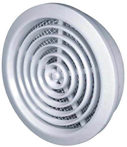 MINI Cercle Grille de ventilation couvrir conduites 80mm Blanc Couverture de ventilation haute qualité en plastique ABS