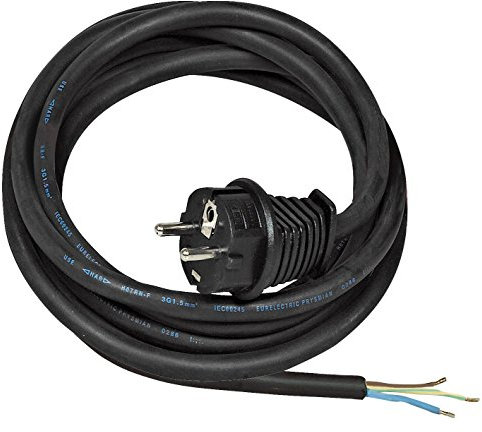 Brennenstuhl, 1169131, Cavo di alimentazione, 16A, 230 V, 3 m H07RN-F 3G1.5, nero