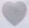 5cm Diamante Self Adhesive Glitter Heart Sticker