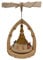 Richard Glässer 01723 Pyramide, Holz, Natur, 8 x 8 x 11 cm