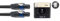 Stagg 10 m/4 x 4.0 mm 2/11GA X Series Professional Speaker Cable - Black