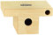 Nino Percussion Slaptop Cajon Instrument - T-Design Trommelkiste für Kinder ab 4 Jahren - Musikinstrument - Schlagfläche Baltische Birke, Natur (NINO953)
