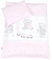 BABYLUX 2 tlg. Set Bezug für Kinderwagen Garnitur Bettwäsche Kissen Decke 60 x 78 cm BÄRE (71. Bär Cookie Rosa)