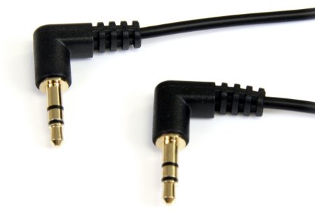 StarTech.com Cavo audio stereo ad angolare destro 3,5 mm slim 90 cm, M/M (MU3MMS2RA)