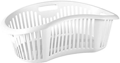 TATAY 1100501 Cesta de Lavadero para la Colada, Ergonómica, 8 Kg de Capacidad, 309 L, Color Blanco