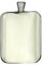Finest Hand Made Victorian Shape, Pewter Slim Hip Flask 6oz, Flat Bottom