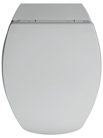 Allibert 819886 Bacarra WC-Sitz, Kieselgrau