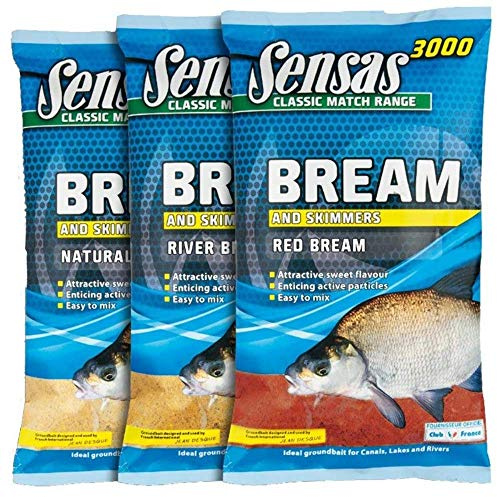 SENSAS CLASSIC MATCH BREAM AND SKIMMERS NATURAL GROUNDBAIT CARP FISHING BAIT 1KG