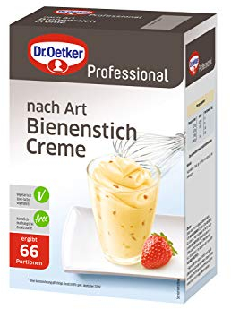 Dr. Oetker Professional Dessertcreme nach Art Bienenstich, Dessertpulver in 1 kg Packung