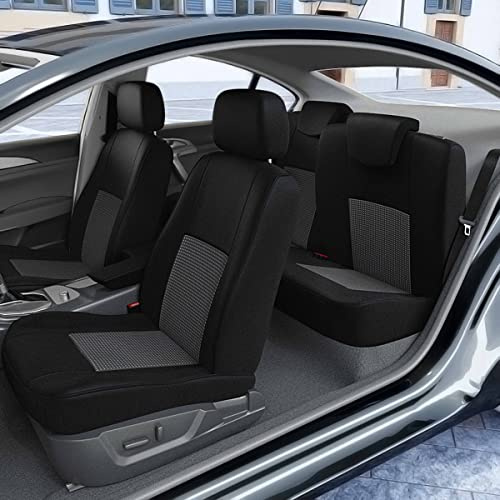 DBS 1010617 Autositzbezüge - nach Maß - hochqualitative Fertigung - Schnelle Montage - Kompatibel mit Airbag - Isofix
