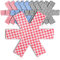 com-four® 9X Protección de sartén de Fieltro - Protectores de sartén contra rasguños - para sartenes, ollas y Cuencos (09 Piezas - Azul/Rojo/Negro)