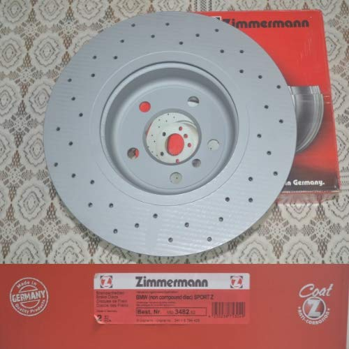 ZIMMERMANN 150.3482.52 vorne Bremse, perforiert, Sport Coat Z