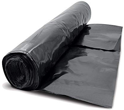 Heavy Duty Polythene Plastic sheeting 4M* Wide Rolls 300MU/1200 Gauge 2M X 4M