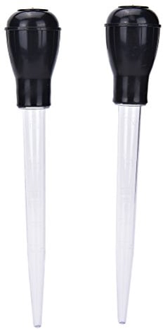 Yiphates 2 Pcs 11-Inch Turkey Baster with Silicone Bulb, Transparent, Extra Large Bulb, Measuring Lines, Ideal for Cooking, Butter Drippings, Glazes, Roasting Juices