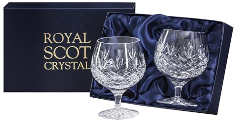 dutis Crystal Tulip Brandy Glasses - Set of 4