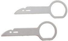 Horizontal Radio Release Keys For Audi Volkeswagen VW