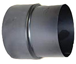Rauchrohr, Ofenrohr 2mm-Reduzierung 180-150 schwarz