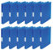 Q-Connect KF02905 Ringbuch / 12 Stück/ A4 4-Ring 25 mm/Farbe: Blau Transparent/aus Starkem Transluzente PP-Folie / 31 mm Rücken/Ringhefter Plastik/Ringordner Schmal Dünne Ordner