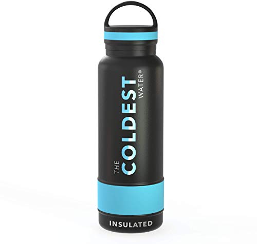 The Coldest Water Bottle 21 Oz, Vakuum-isolierte Edelstahl-Hydro-Reise-Becher - EIS-Kälte bis zu 36 Stunden/heiße 13 Stunden Doppelte ummauerte Flasche Sport-Kantine