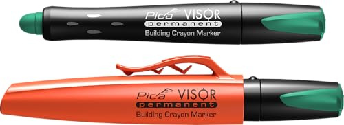 Pica Visor Permanent Refillable Longlife Industrial Marker Green 990/36