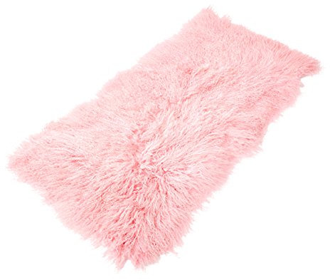 Reissner Lammfelle Tibet Lammfell Auflage TP1 60x120cm Farbe rosé/rosa JAY101 TP1