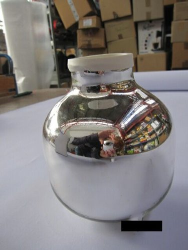 alfi Ersatzglas, Glas, Silber, 14.7 x 15 x 17.2 cm