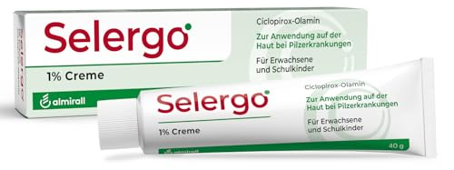 Selergo 1% Creme, bei Pilzerkrankungen der Haut & Fußpilz, 40 g | Breitband-Antimykotikum, für Erwachsene & Schulkinder ab 6 Jahren