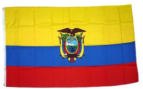 Fahne/Flagge Ecuador 150 x 250 cm