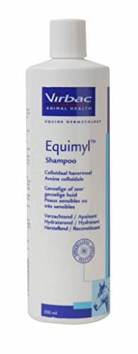 Virbac Equimyl Shampoo für Pferde | 500 ml | Dermatologisches Shampoo für empfindliche Pferdehaut | Zur Routinepflege empfindlicher und trockener Haut