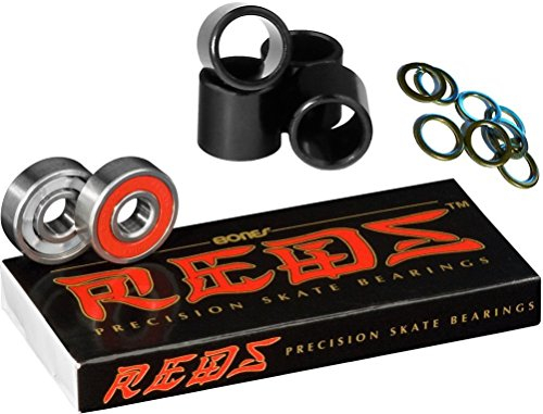 Bones Bearings Reds Bearings Including Spacers & Washers by Bones Bearings