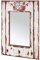 HAKU Möbel Wandgarderobe Motiv, Vintage, MDF, Metall, Spiegel - Maße: B 52 cm x H 80 cm x T 10 cm, Style: Industrial