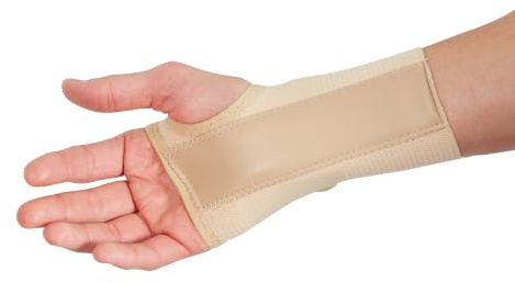 Actesso Tri-Weave Wrist Splint Brace, Day & Night Relief | Wrist Support for Relief from Carpal Tunnel, Fractures, Sprains and Joint Pain (Beige, Extra Large Right)