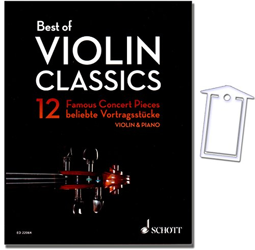 Best of Violin Classics - weltbekannte Vortragsstücke aus 4 Jahrhunderten für Violine und Klavier - Herausgeber Birtel Wolfgang - Noten mit NotenKlammer