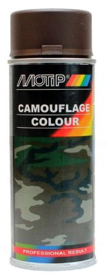 Lack MOTIP Camouflage Schwarz (RAL9021) 400ml